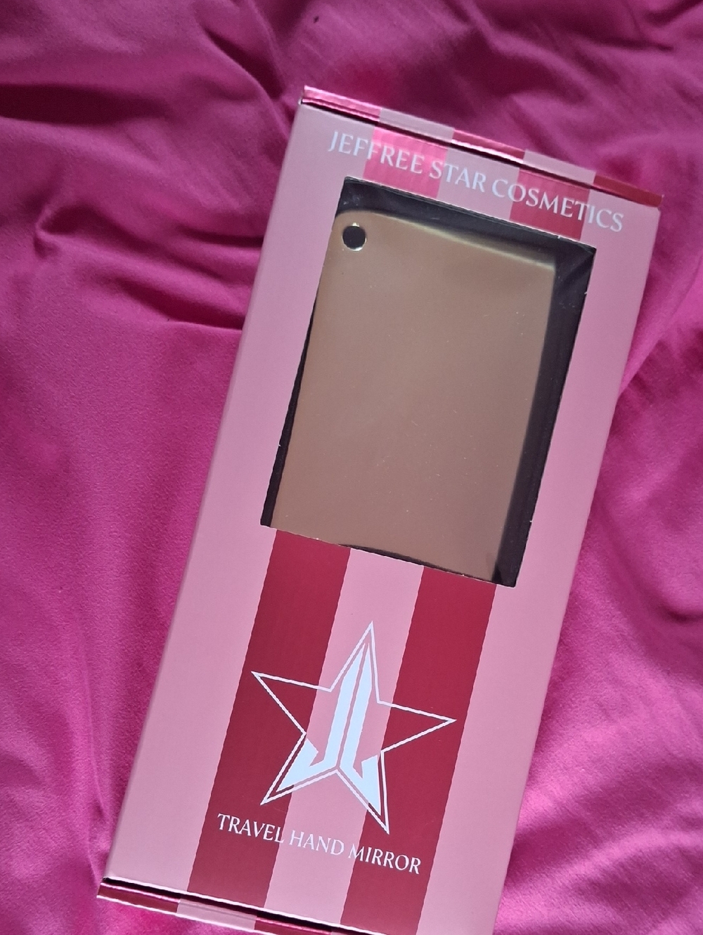 Gold Cleaver Travel Mirror
